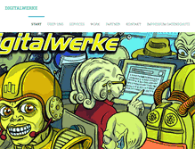 Tablet Screenshot of digitalwerke.com